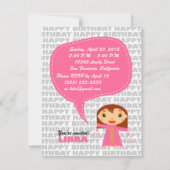 Libra Kids Party Einladung (Rückseite)