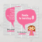 Libra Kids Party Einladung (Vorne/Hinten)