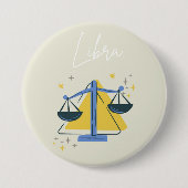 Libra-Knopf-Abzeichen Button (Vorderseite)