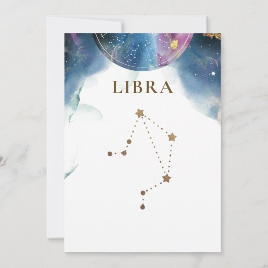 Libra-Konstellation, Himmelsmusik-Tischnummer (Rückseite)