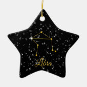 Libra-Konstellation Keramik Ornament (Vorne)