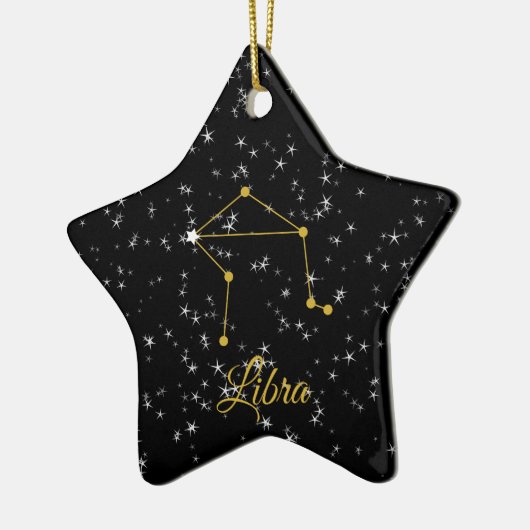 Libra-Konstellation Keramik Ornament (Links)