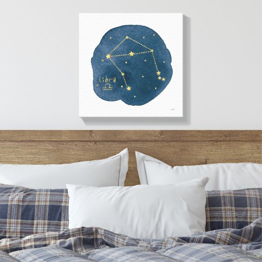Libra Leinwanddruck (Insitu (Schlafzimmer))