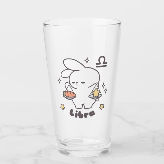 Libra Loppi Tokki Bunny Zodiac Serie Glas (Vorderseite)