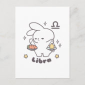 Libra Loppi Tokki Bunny Zodiac Serie Postkarte (Vorderseite)