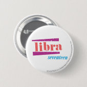 Libra LtPink Button (Vorne & Hinten)