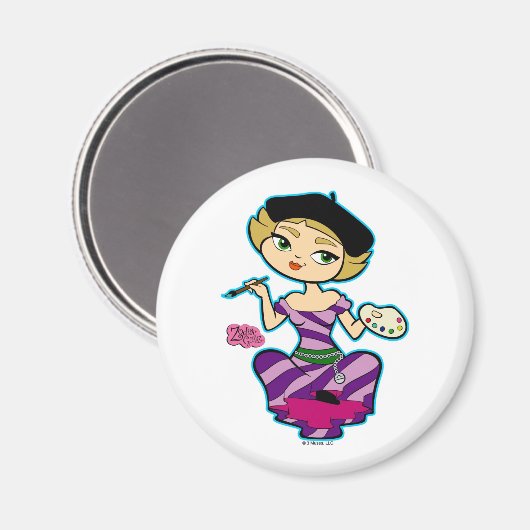 Libra Magnet (Vorderseite/Rückseite)