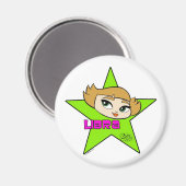 Libra Magnet (Vorderseite/Rückseite)