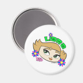 Libra Magnet (Vorderseite/Rückseite)