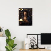 Libra Male Astrologisches Poster (Heimbüro)