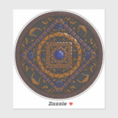 Libra Mandala Contour Sticker (Blatt)