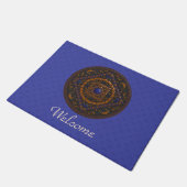 Libra Mandala Doormat Fußmatte (Schrägansicht)