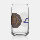 Libra Mandala Dosenglas (Rückseite)