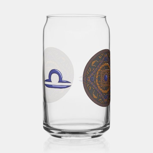 Libra Mandala Dosenglas (Rechts)