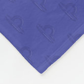 Libra Mandala Fleece Blanket (Ecke)