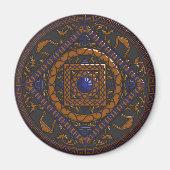 Libra Mandala Magnet (Vorne)
