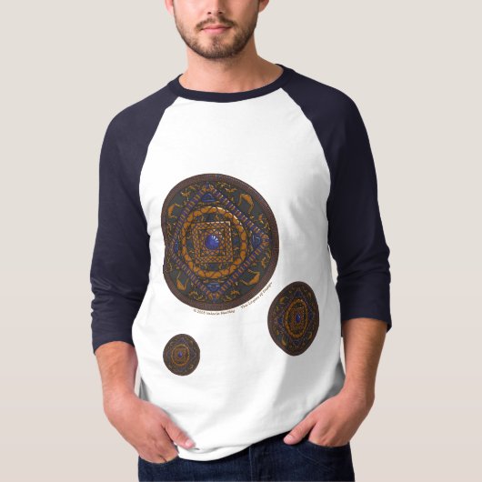 Libra Mandala Men's Light Shirt (Vorderseite)