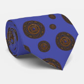Libra Mandala Men's Neck Tie Krawatte (Gerollt)