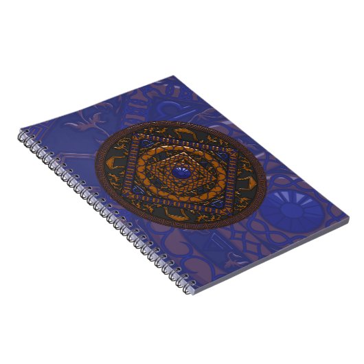 Libra Mandala Notebook Notizblock (Rechte Seite)