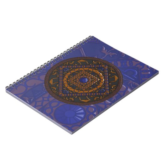 Libra Mandala Notebook Notizblock (Linke Seite)