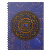 Libra Mandala Notebook Notizblock (Vorderseite)