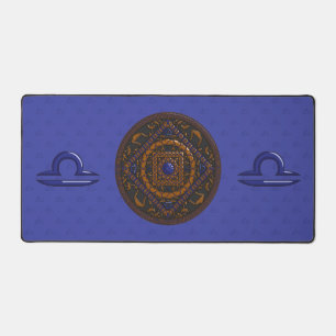 Libra Mandala Schreibtischunterlage