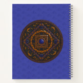 Libra Mandala Spiral Notebook Notizbuch (Rückseite)