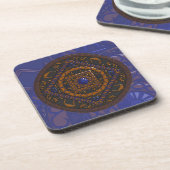 Libra Mandala Square Tile Untersetzer (Linke Seite)