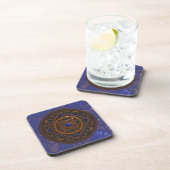 Libra Mandala Square Tile Untersetzer (Rechte Seite)