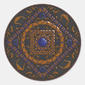 Libra Mandala Sticker (Vorderseite)