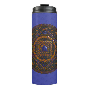 Libra Mandala Thermal Tumbler Thermosbecher