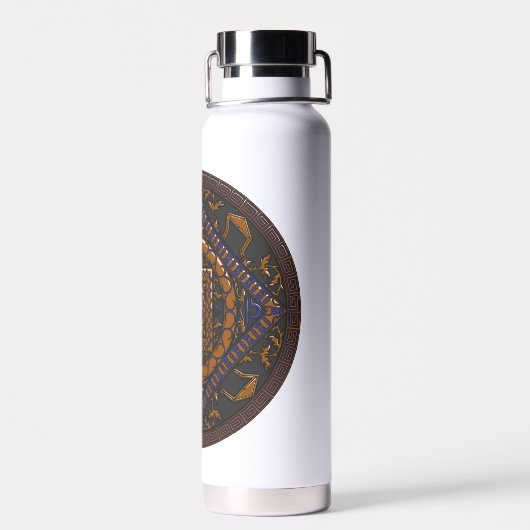 Libra Mandala Trinkflasche (Rückseite)