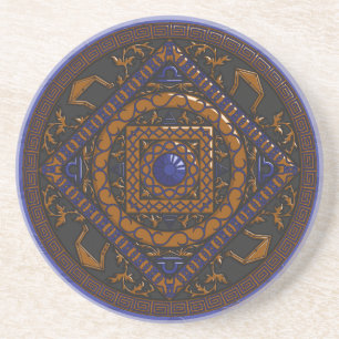 Libra Mandala Untersetzer