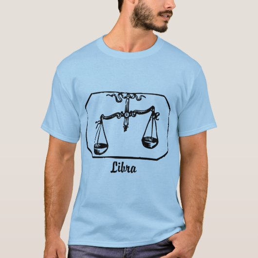 Libra - Maßgeschneiderte T-Shirt (Vorderseite)