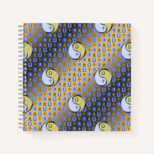 Libra & Metal Horse Notizblock (Vorderseite)