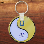 Libra & Metal Ox Schlüsselanhänger (Vorderseite)