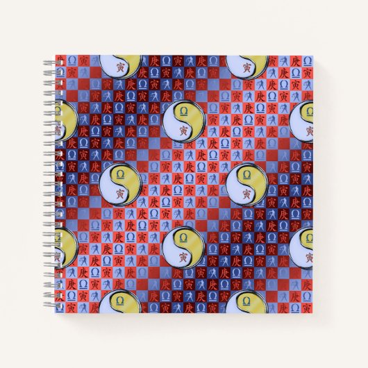 Libra & Metal Tiger Notizblock (Vorderseite)