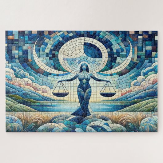 Libra: Mosaikbilanz-Symphonie Puzzle (Horizontal)