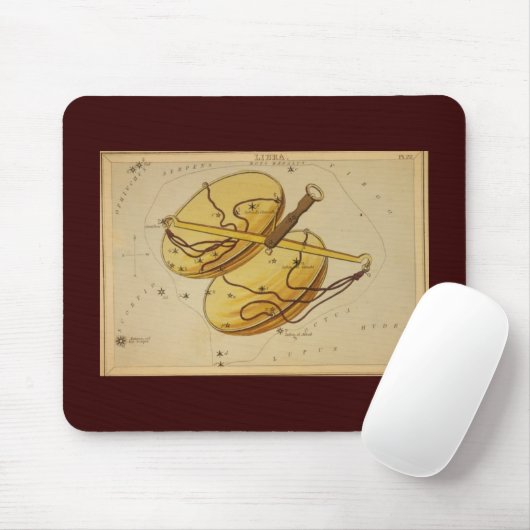 Libra Mouse Pad Mousepad (Mit Mouse)