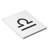 Libra Notizblock (angewinkelt)