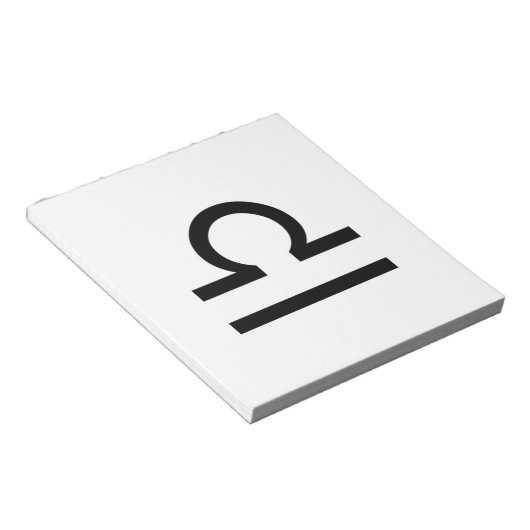 Libra Notizblock (angewinkelt)