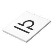 Libra Notizblock (Rotiert)