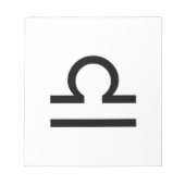 Libra Notizblock (Vorderseite)