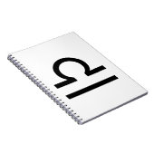 Libra Notizblock (Rechte Seite)