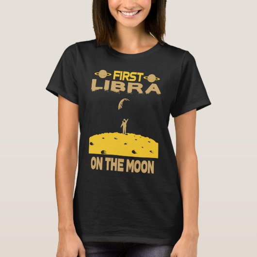 Libra On The Moon T-Shirt (Vorderseite)
