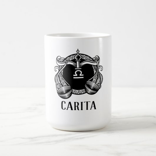 Libra Personalisiert Combo Tasse 15 oz (Zentrum)