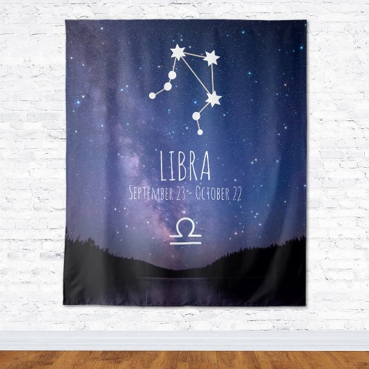 Libra | Personalisierte Astrologie Wandteppich