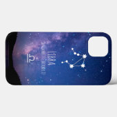 Libra | Personalisierte Sternbilder Case-Mate iPhone Hülle (Rückseite (Horizontal))