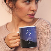 Libra | Personalisierte Sternbilder Kaffeetasse