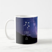 Libra | Personalisierte Sternbilder Kaffeetasse (Links)